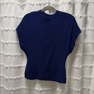 Banana Republic Blue Cowl Neck Sweater